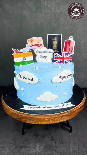 Bon Voyage Celebration Cake