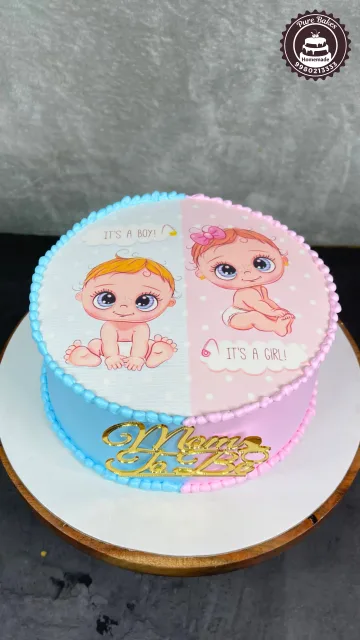 Mom To Be Reveal Cake
