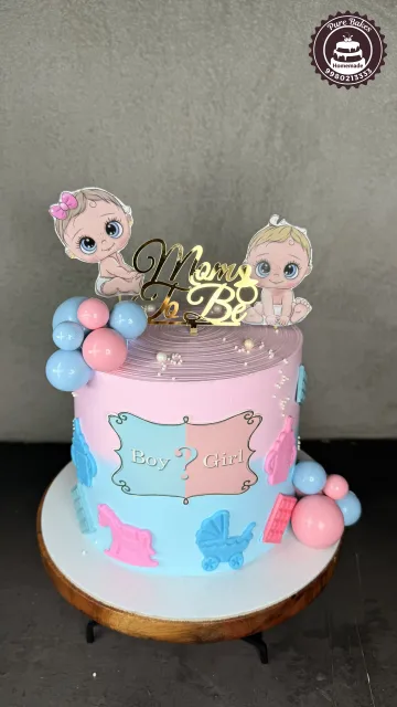 Oh Baby Shower Theme Cake