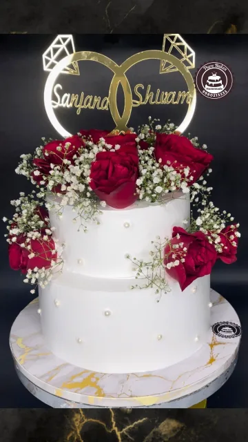Personalized Engagement Cake Creation