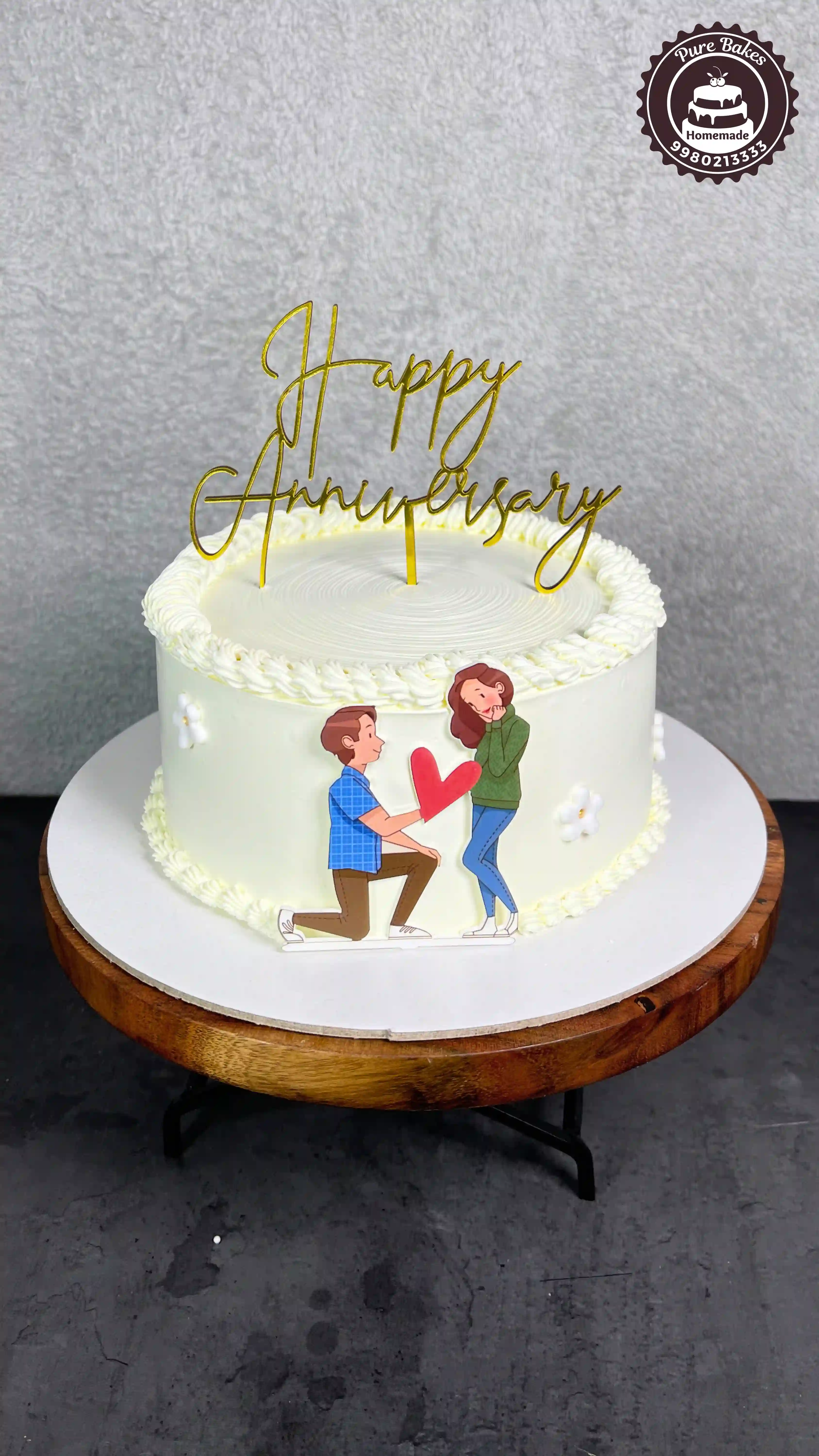 Proposal Style Celebration Cake