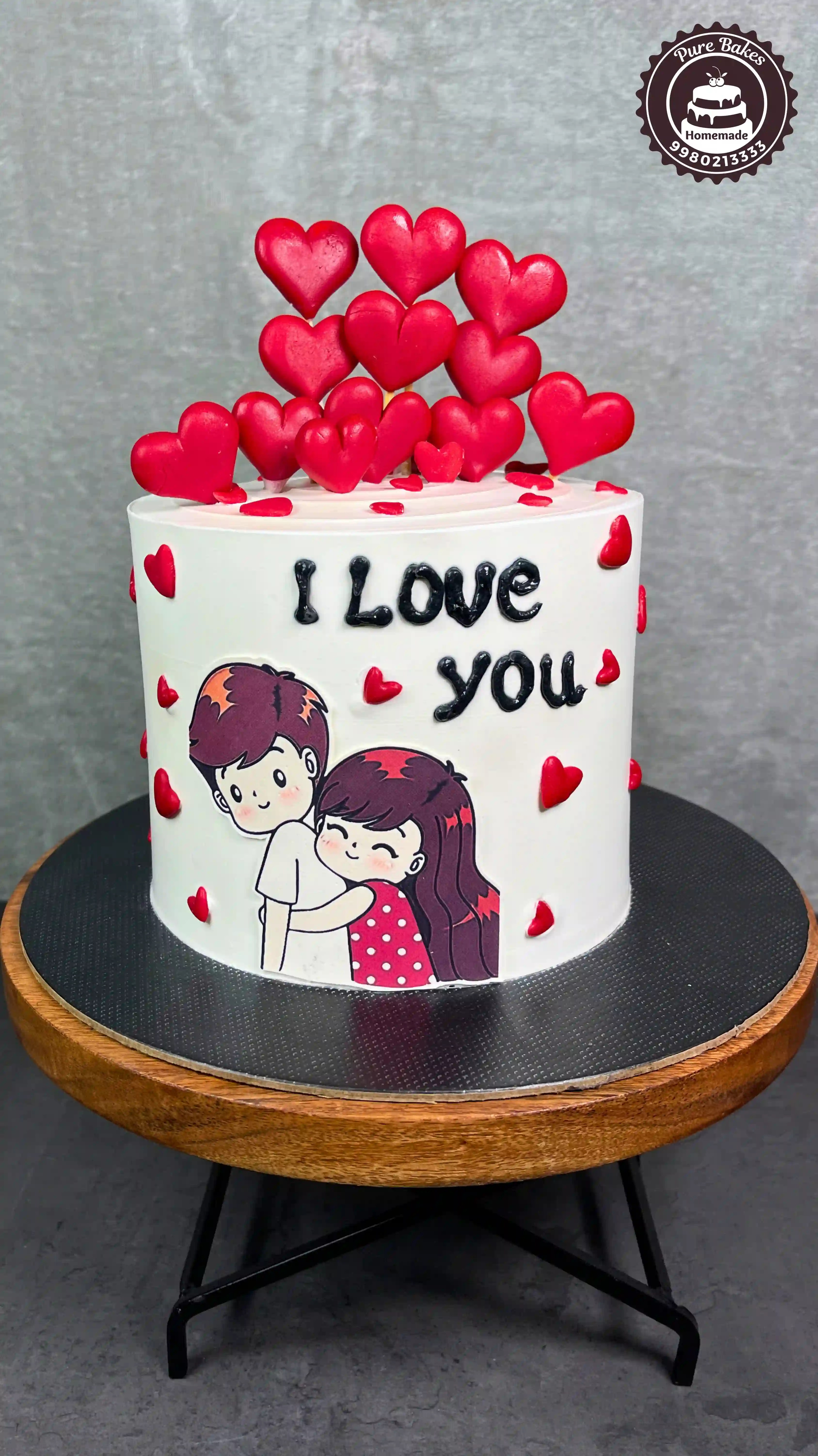 Pure Bakes Hyderabad cake detail