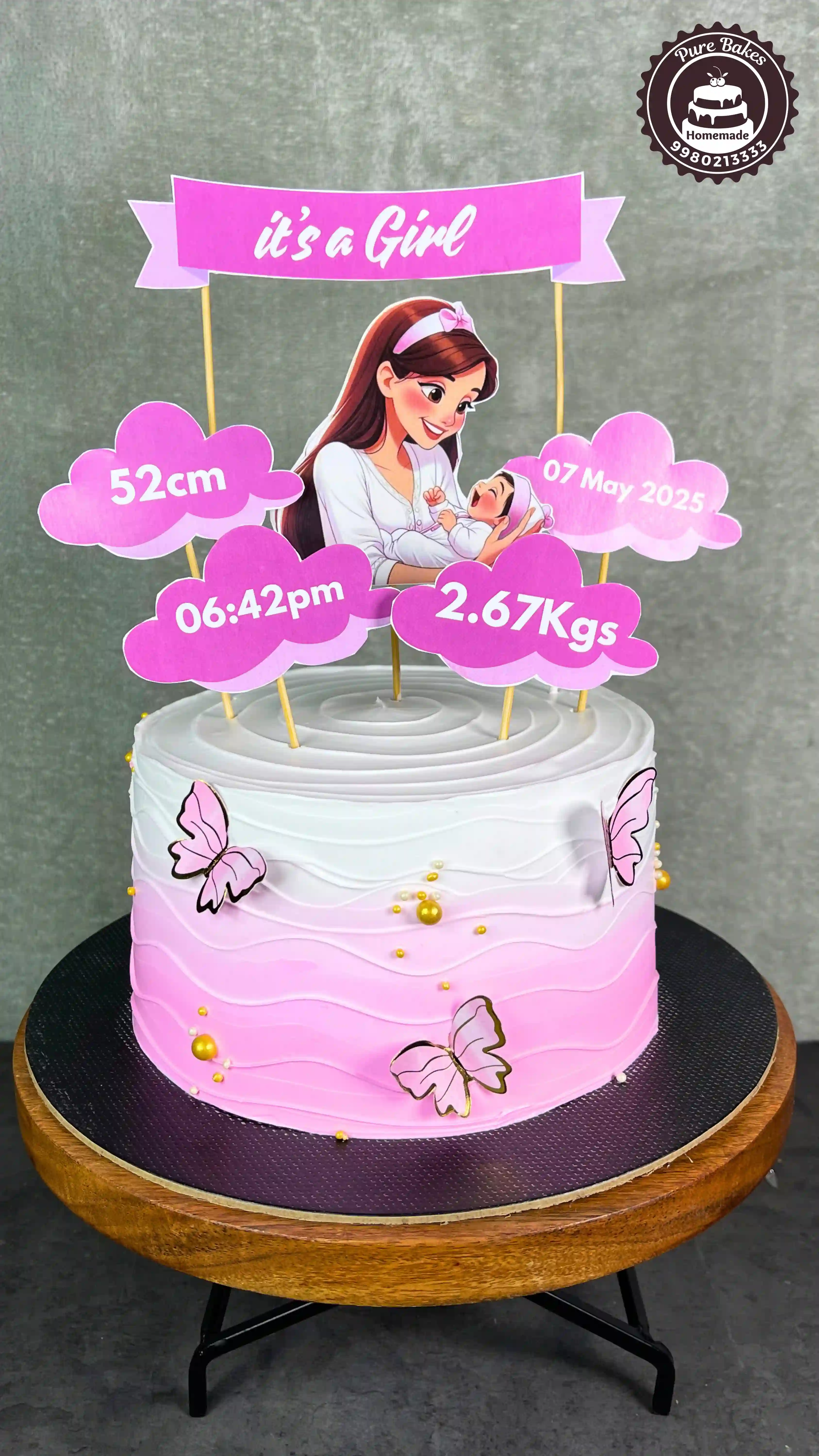 Baby Announcement Cakes in Hyderabad