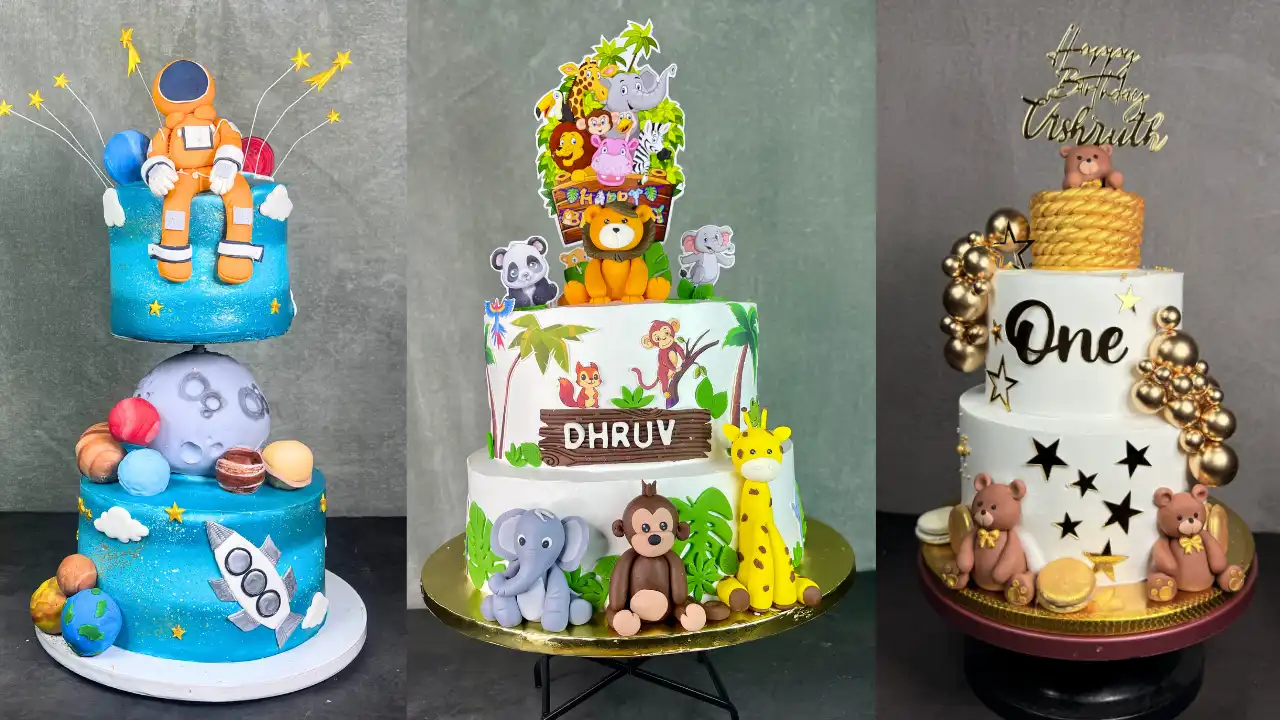 1st Birthday Cake for Boy in Hyderabad by Pure Bakes